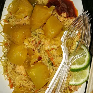 Pineapple Curry Spicy Noodles