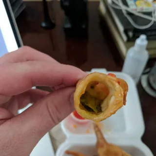 Cheese and Pickle Wonton