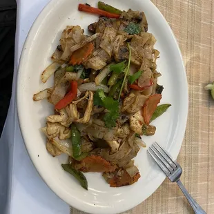 Drunken Noodle Dish