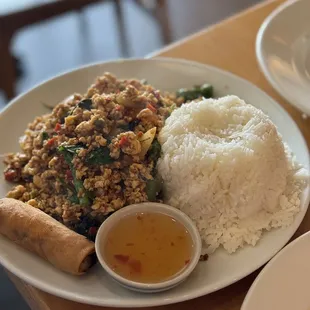 Basil Chicken Lunch Special  Spice Level: Thai Hot