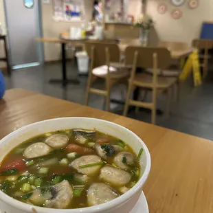 Tomyum soup so delicious