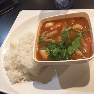 *Tom Yum Shrimp
