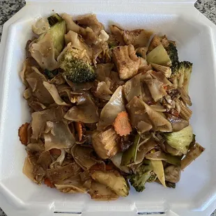 Pad See Ew Noodles (Tofu, Spice level 2)