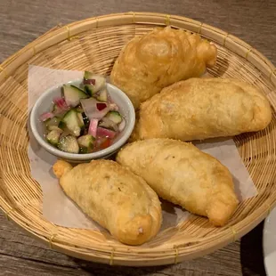 Curry buns (appetizers)