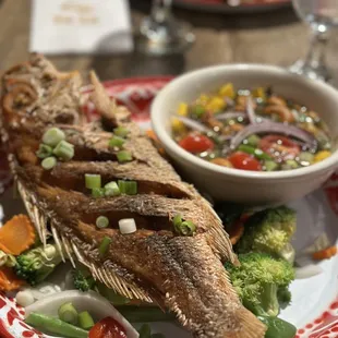 Fried Red Snapper