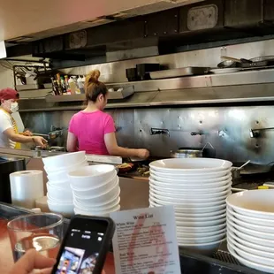 sushi and sashimi, interior