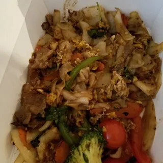 Pad Kee Mow Noodles