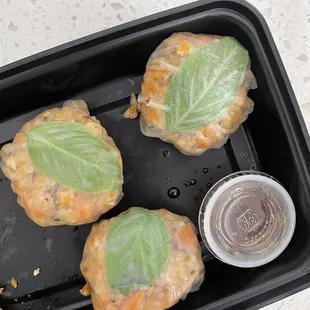 Baby food in rice paper for $8- do better Tuk Tuk Thai these are inedible