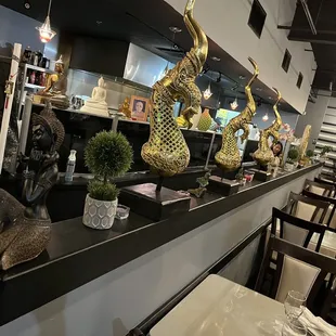 Inside of the restaurant