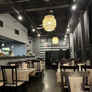 the interior of a restaurant