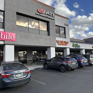 the outside of a store