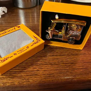 the inside of the box