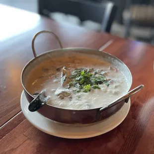 Tom Kha Gai (with beef substituted) $16 (5/2023)