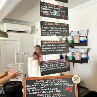 Menu (no prices)!
