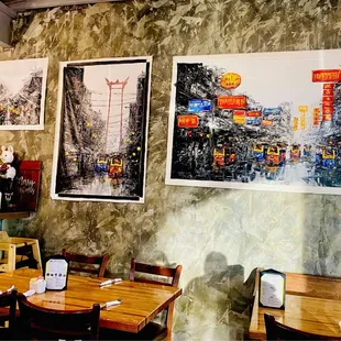 Love the local vibe &amp; local artwork on the walls. Support local small business.