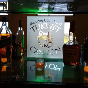 bottles of liquor