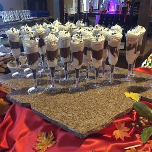 One of the many desserts!