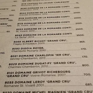 Wish I could taste the 8042 Domaine at $3500 a bottle.