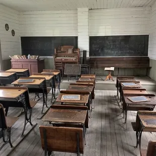 School house moved to the site