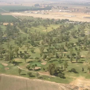 View from the helicopter