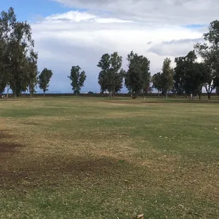 No water on # 2 drive, easier to cut the corner