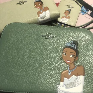 When the dude surprises me with the last Princess Tiana purse to my collection  when I got home