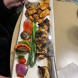 Chicken kabobs