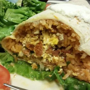 Huevos con chorizo innards, yuuum