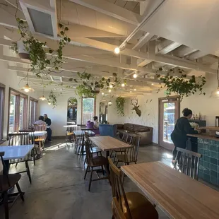 Indoor seating area