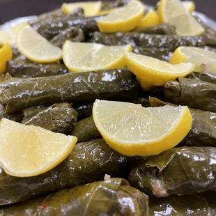 Stuffed grape leaves