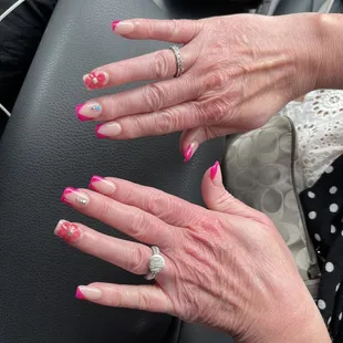 Thrilled with the quality of my nails and the design!