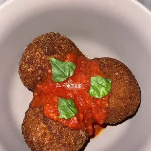 Mushroom arancini