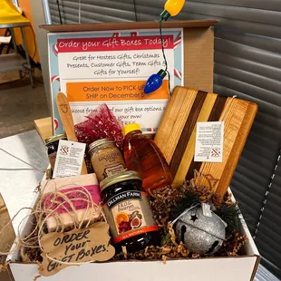 the contents of the box