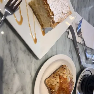 Nepolian and a bacon and cheddar bishops hat