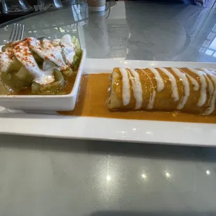 Chicken Paprikash Crepes