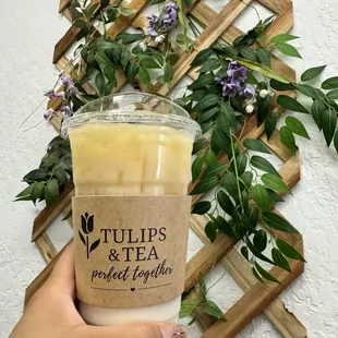 Iced Jasmine Milk Tea