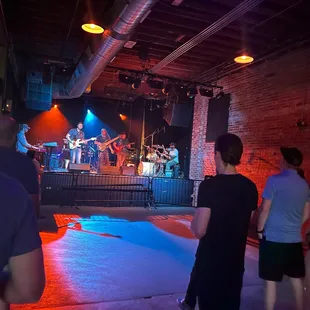 Music venue space opposite of the bar.
