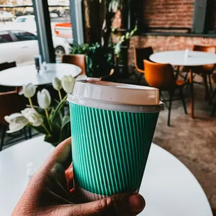 Take your Tulips Coffee to-go