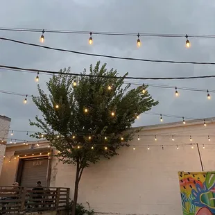 outside