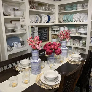 We love our bridal registries here at Tulips! We work with you to make you dream place setting and offer free local delivery!