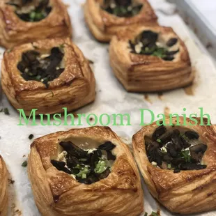mushrooms in puff pastry