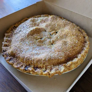 Apple pie, $23, quite heavy and looks fantastic