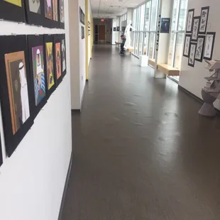 The hallway on the 3rd floor of the center for creativity