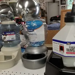 Dog waters &amp; Feeders