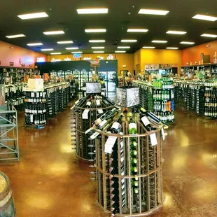 a wine store
