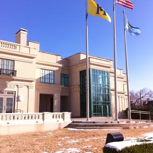Exterior of addition, Tulsa Historical Society