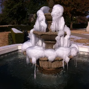 Front fountain