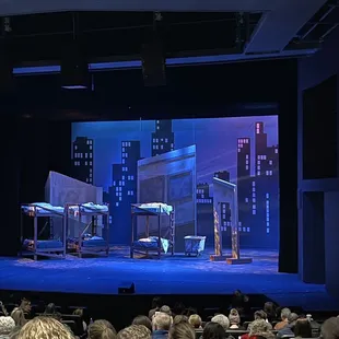 Pre-performance Stage Setting