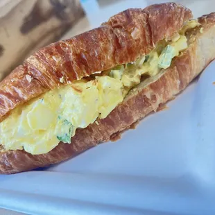 One of our "Saturday Spotlights" hard boiled egg salad sandwich