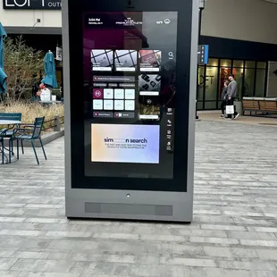 A high tech directory map to find what you're looking for